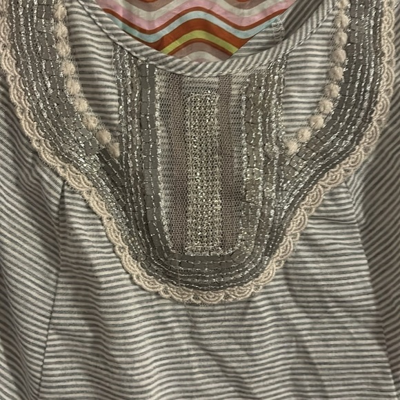 A Common Thread Jeweled Multi Pattern Tank - Picture 3 of 4